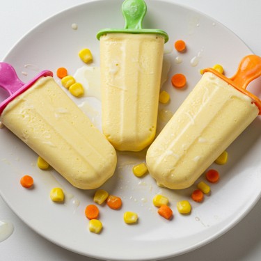 Carrot And Sweet Corn Ice Cream Popsicles Recipe | SideChef