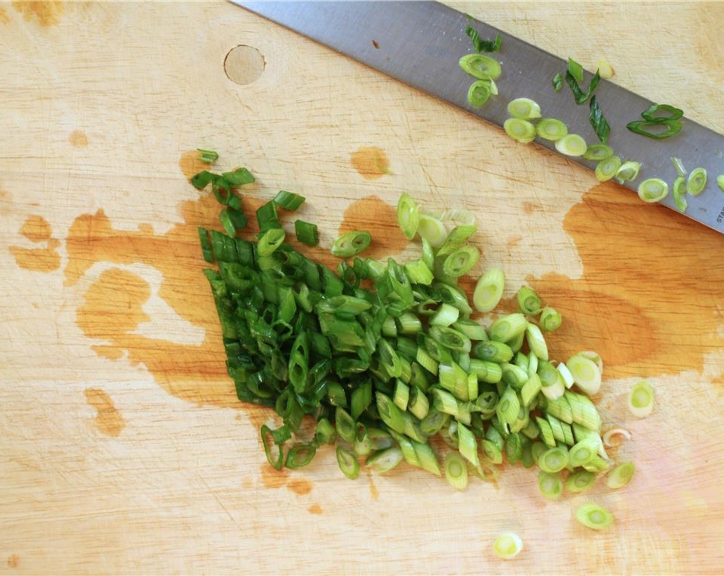 step 10 Chop the Scallions (2 Tbsp).