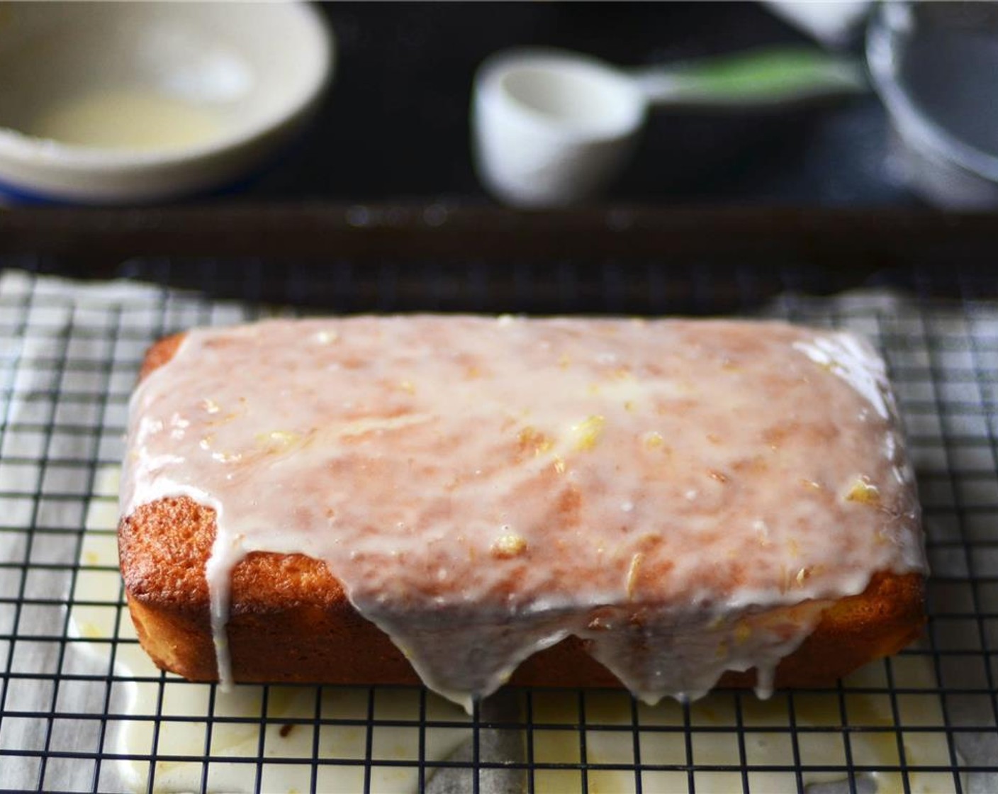 step 9 Pour glaze over cooled cake.