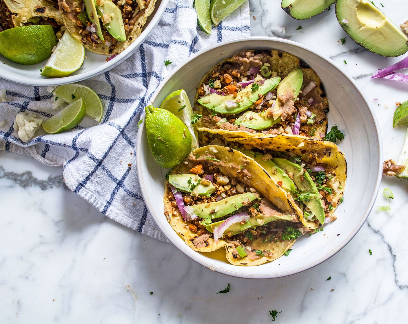 Vegan Cauliflower Walnut Street Tacos