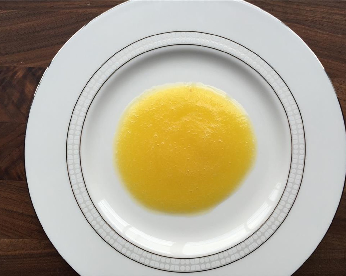 step 11 To serve, spoon the mango coulis onto a plate.
