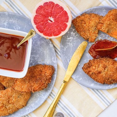 Vegan Fried Chicken with Grapefruit Peels Recipe | SideChef
