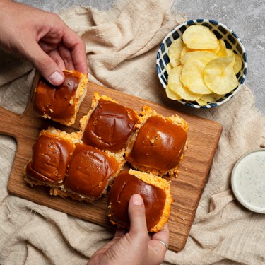 Simple Addicting Buffalo Chicken Dip Sliders Recipe | SideChef