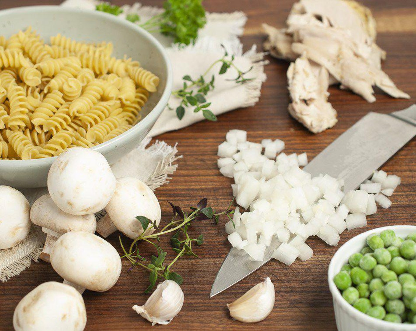 step 2 Add White Onion (1/4 cup) and Garlic (2 cloves). Reduce heat to medium and cook, stirring occasionally until starting to soften, 3-5 minutes.