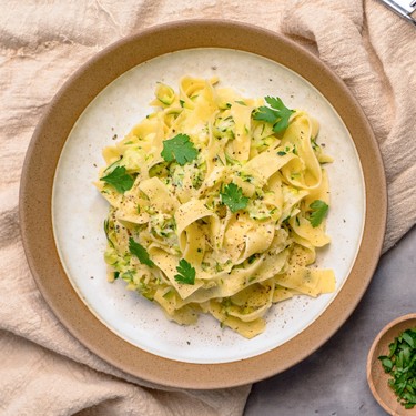 Weeknight Zucchini Lemon Alfredo Recipe | SideChef