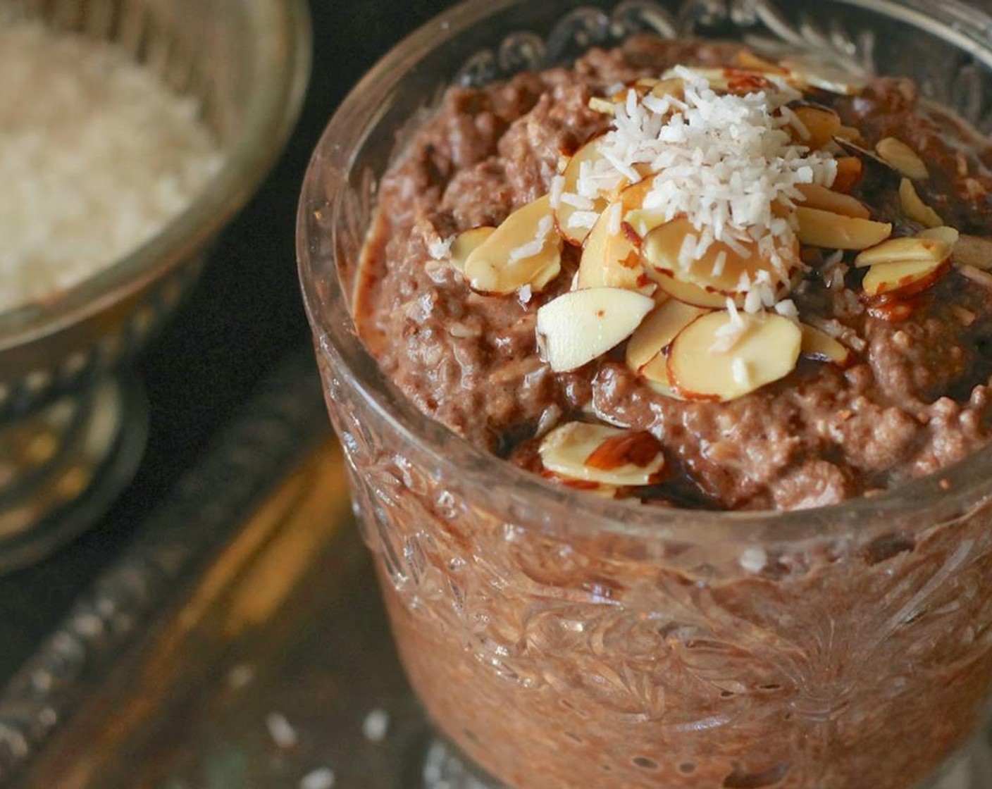 step 5 Serve garnished with Almonds (to taste) and Unsweetened Shredded Coconut (to taste).