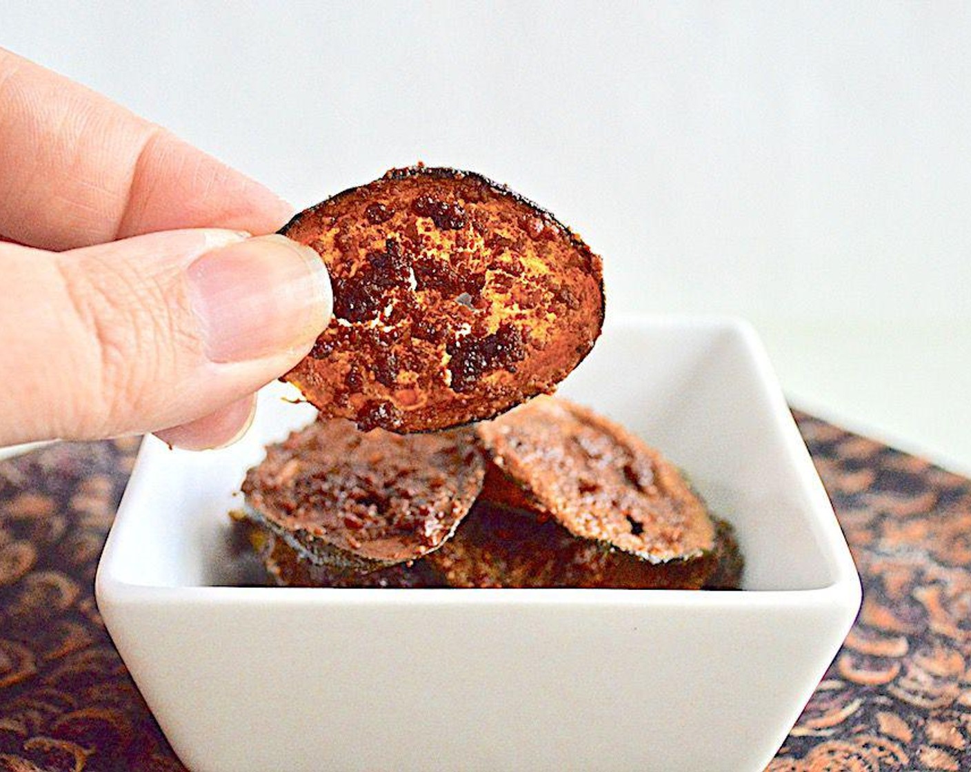 Parmesan Balsamic Zucchini Chips