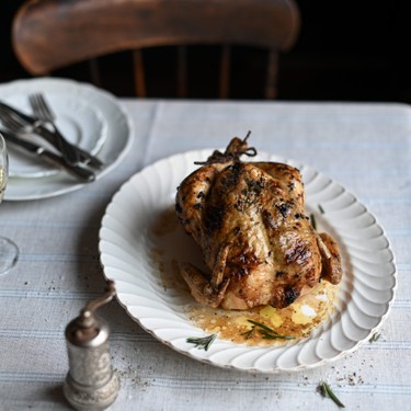 Garlic Anchovy Butter Roasted Chicken Recipe | SideChef