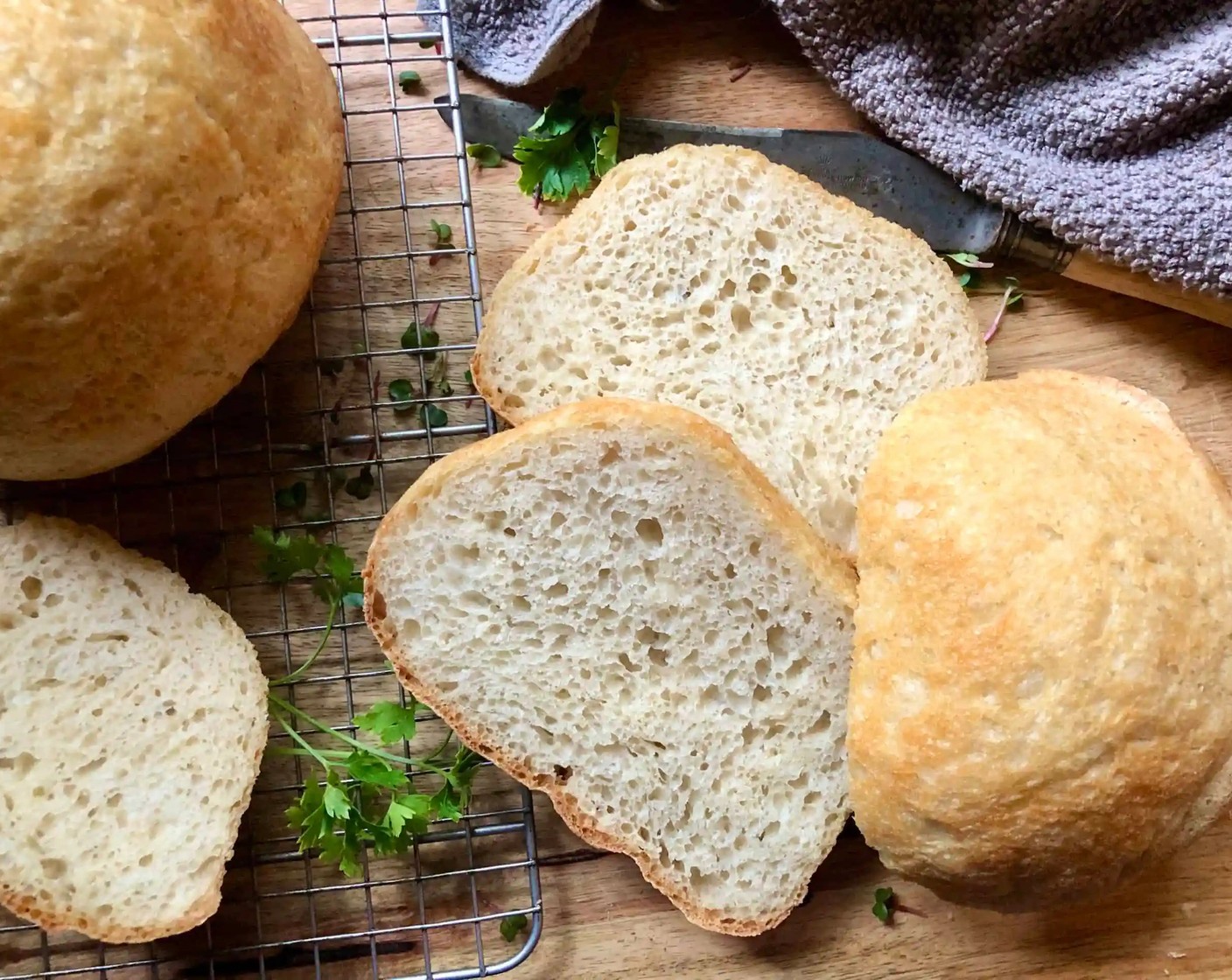 Everyday No-Knead Peasant Bread