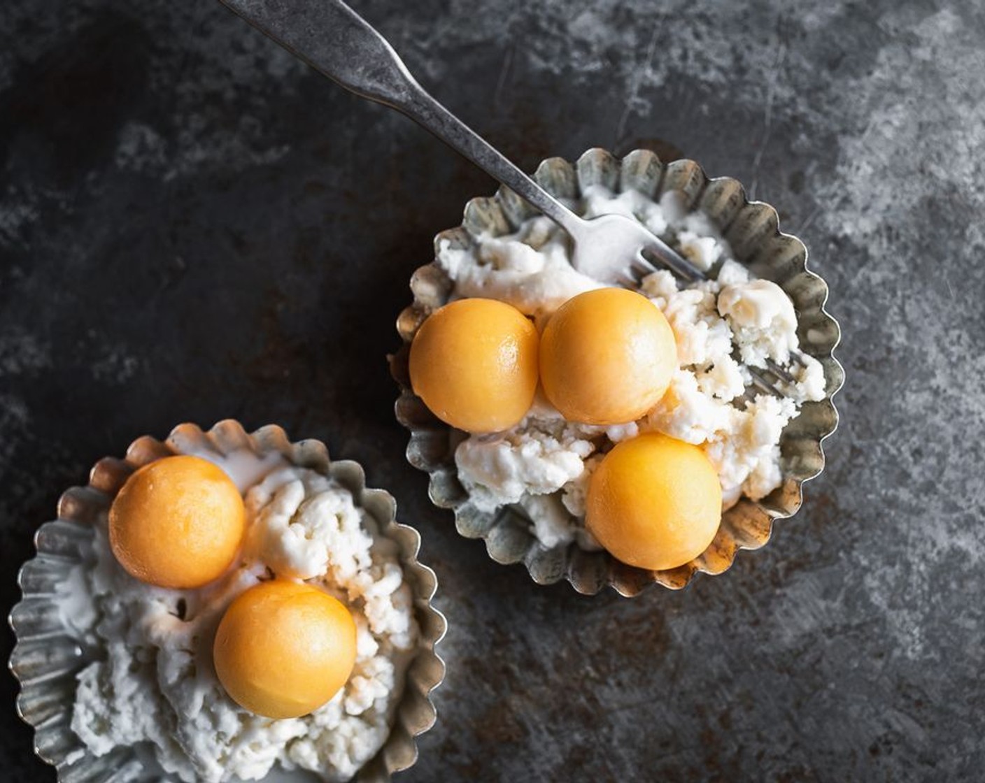 step 8 Serve the granita with the Cantaloupe (1) and toasted coconut, if desired. Leftover granita will keep, in a covered container in the freezer, for up to 6 months. If completely frozen, let it warm up for 30 minutes at room temperature before giving it a final scrape.