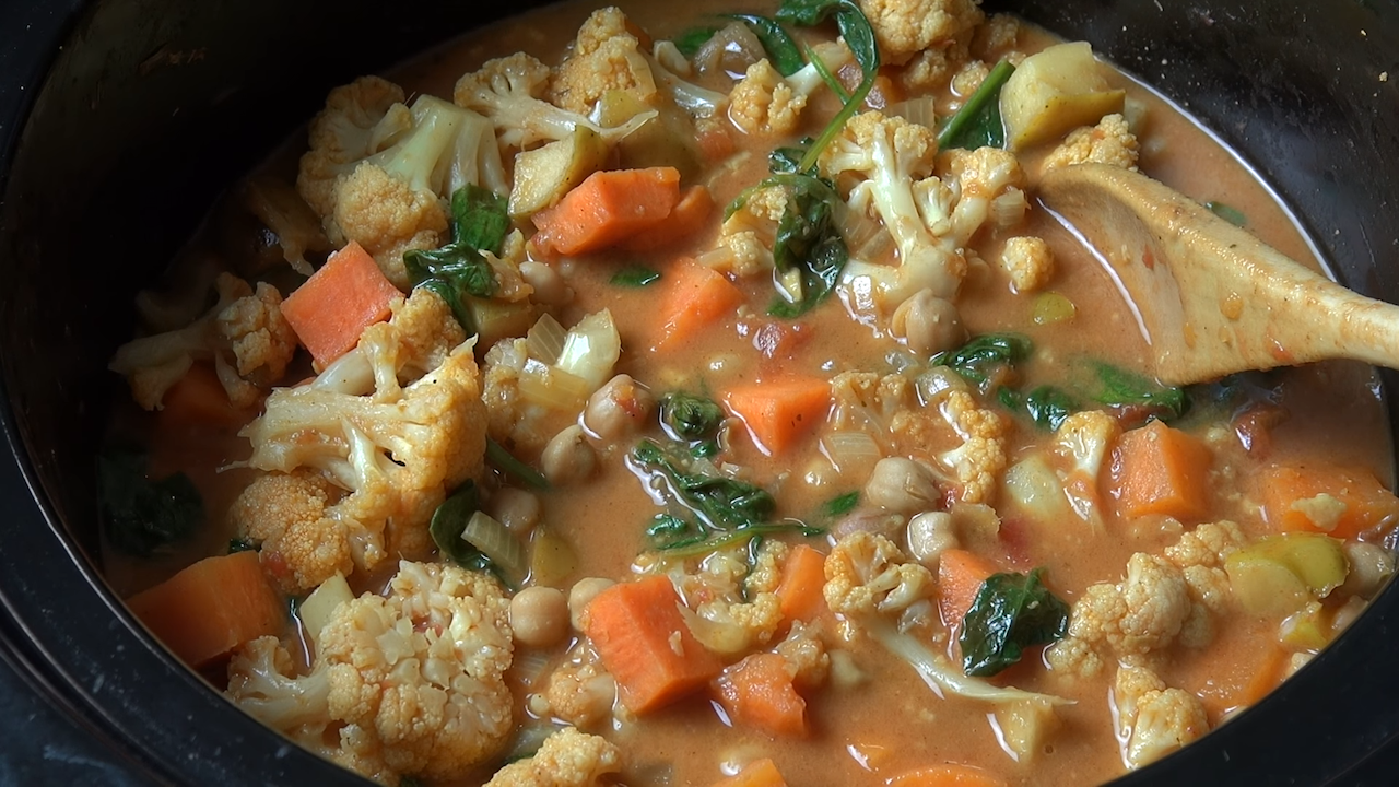 Slow Cooked Vegetable Curry Recipe SideChef