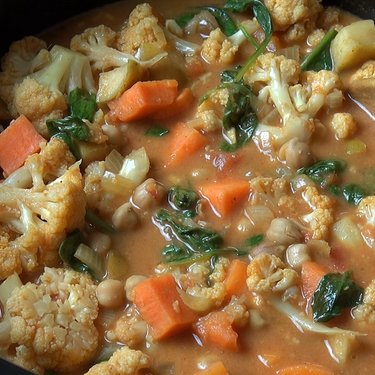 Slow Cooked Vegetable Curry Recipe | SideChef