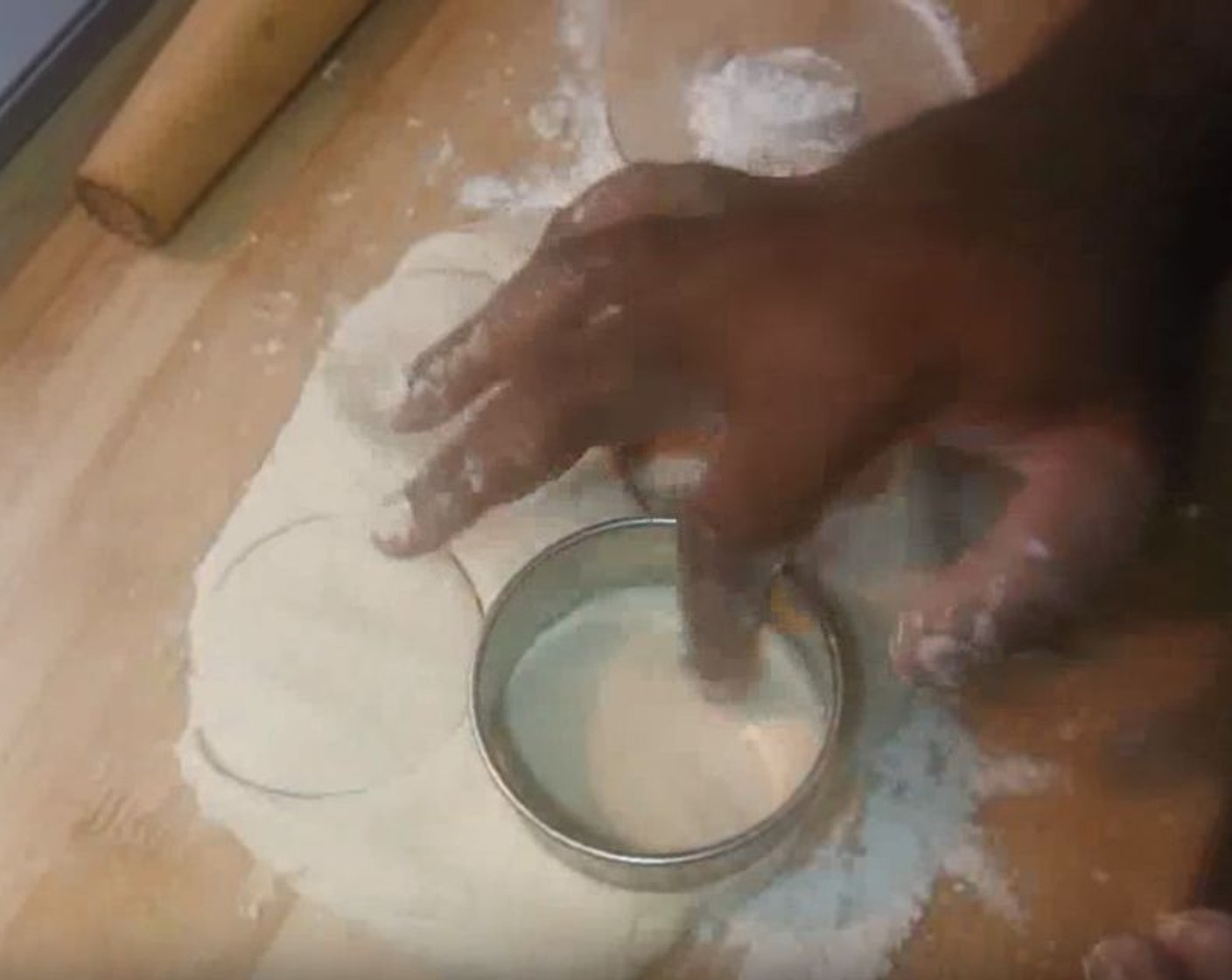 step 6 Cut out your biscuits.