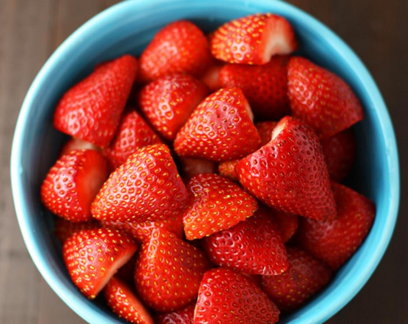 step 8 Layer Fresh Strawberries (3 cups) on bottom of cooled crust.