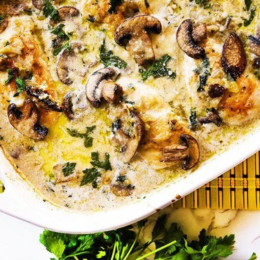 Creamy Mushroom Chicken Recipe | SideChef