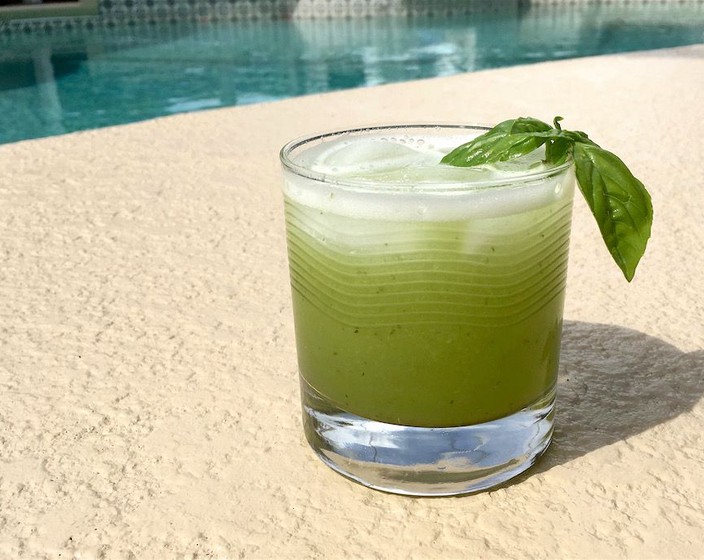 Melon Jalapeño Basil Margaritas  Recipe | SideChef
