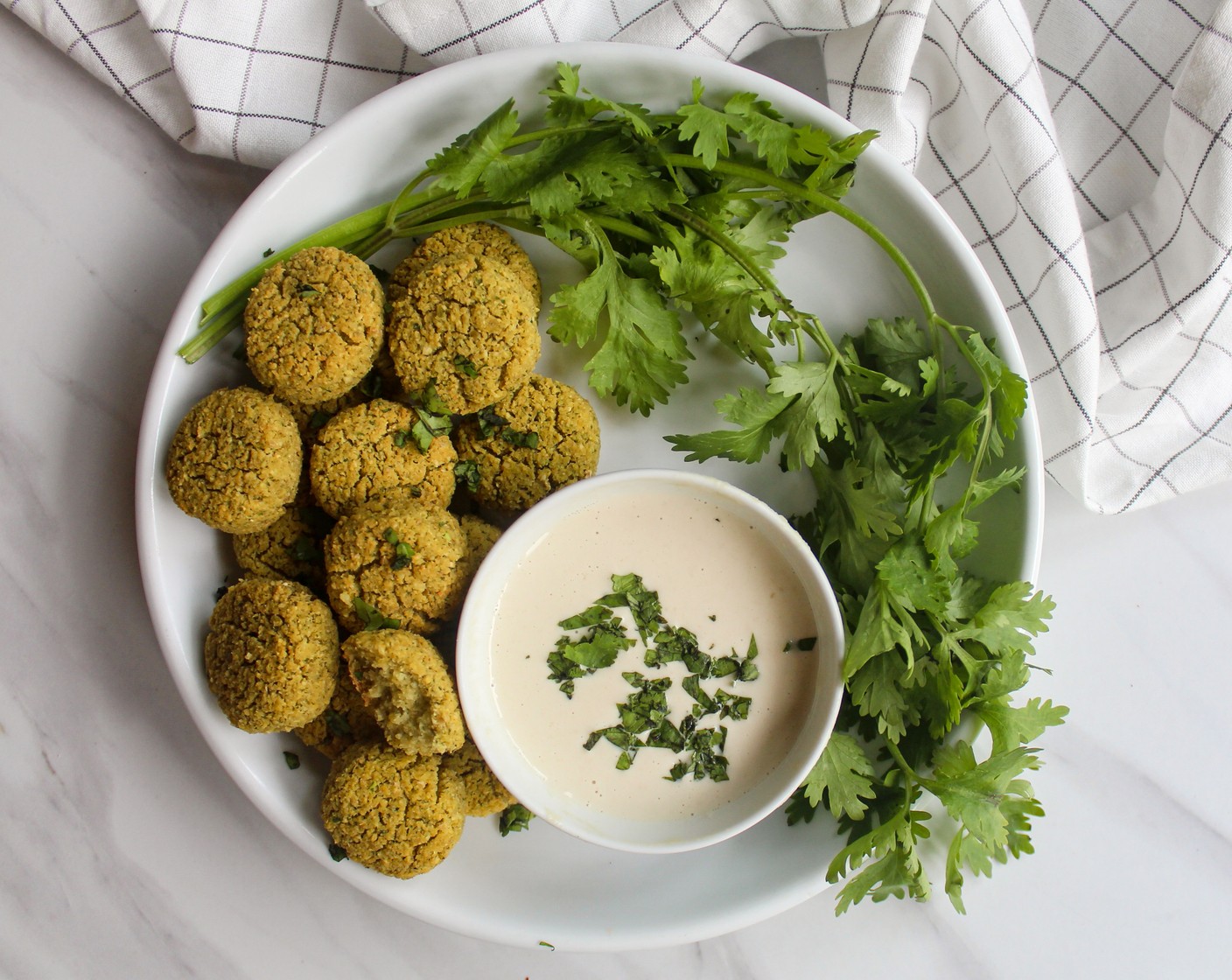 Vegan Oven Baked Falafel