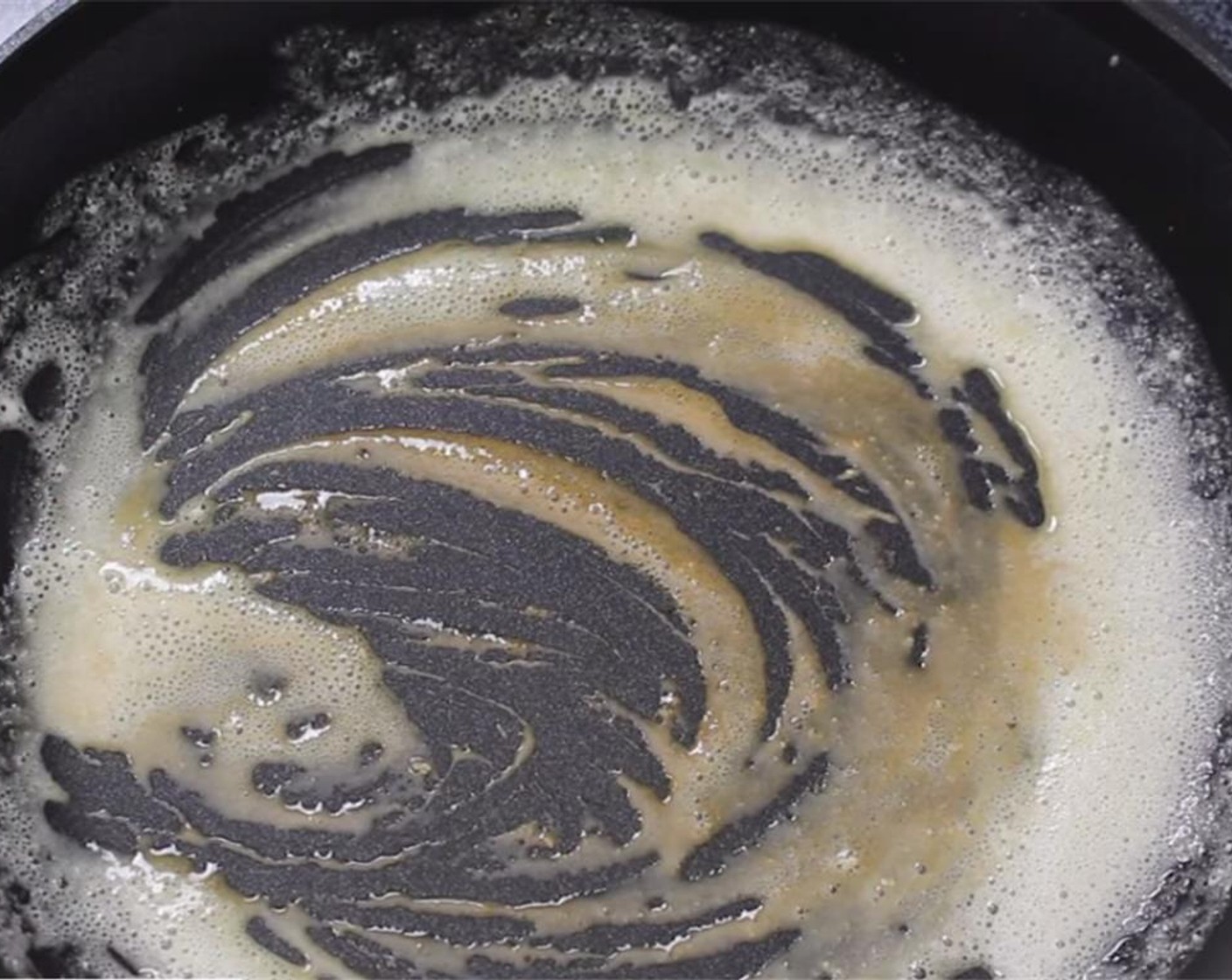 step 3 Whisk in the Unbleached All-Purpose Flour (1 Tbsp) for 1-2 minutes to draw out the raw flour taste.