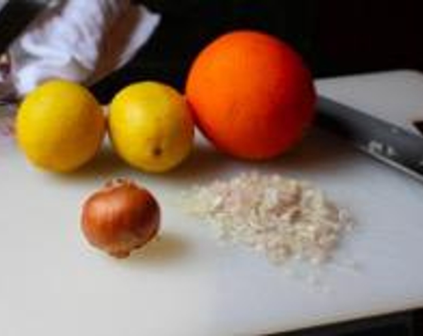 step 2 Finely chop the Shallot (1) and add to the jar with the juices, letting the mixture sit for 30 minutes.