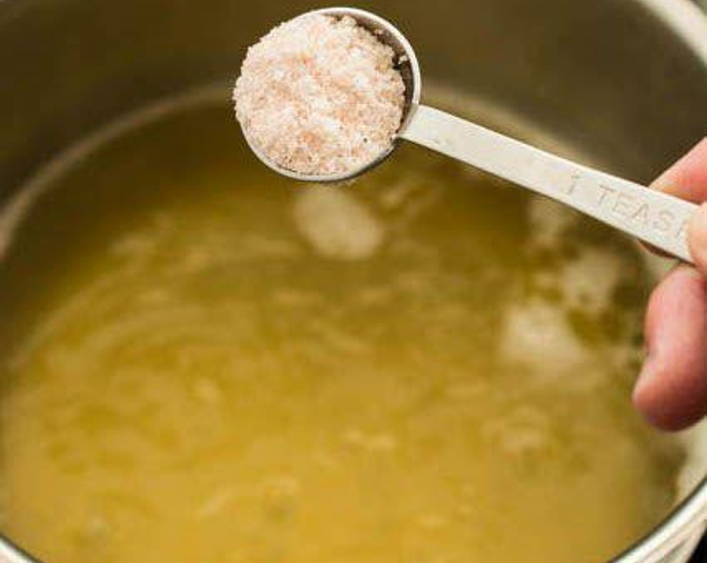 step 2 Bring the Chicken Stock (6 cups) to a boil over medium-high heat.