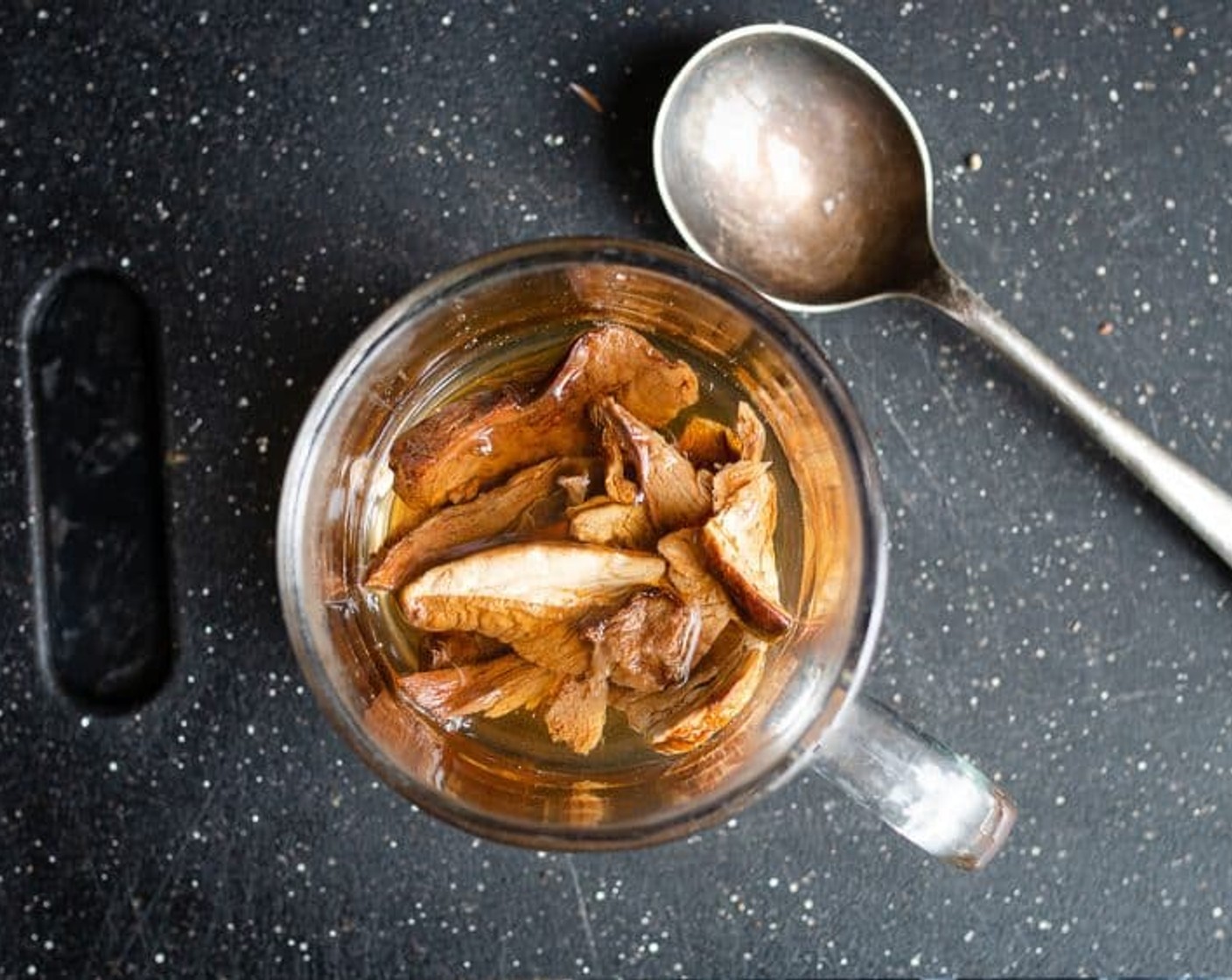 step 1 Soak the Dried Porcini Mushrooms (1 1/2 Tbsp) in Water (1/2 cup) for 20 minutes.