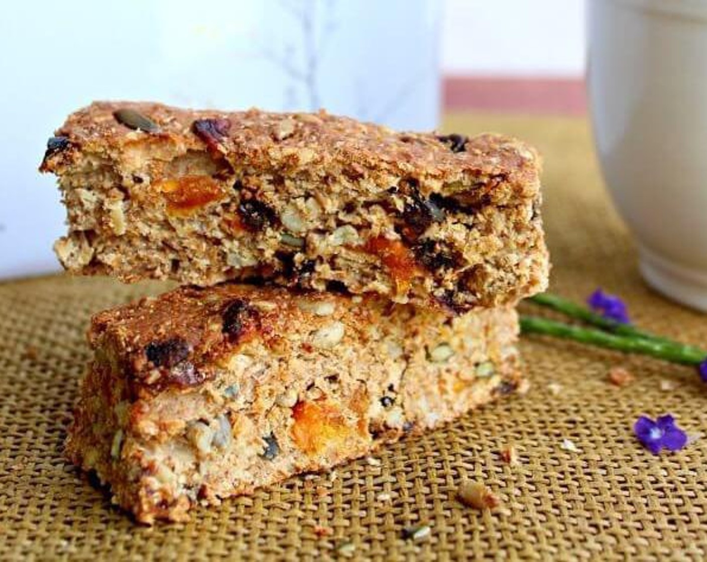 Mango Date Brown Flour Muesli Rusks