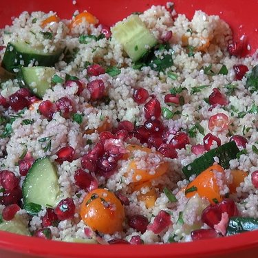 Pomegranate Cous Cous Salad Recipe | SideChef