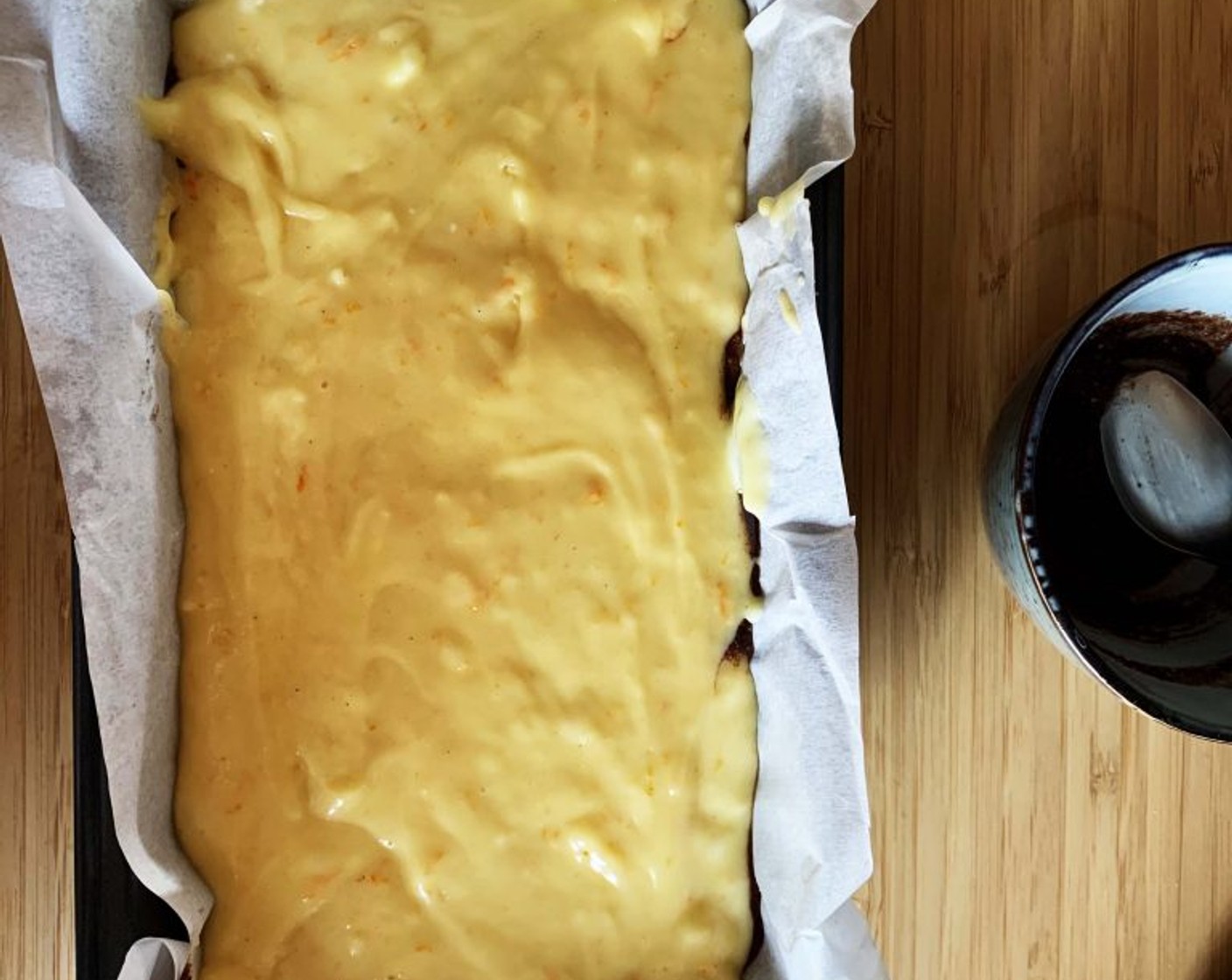 step 7 Top the cake with the remaining batter.