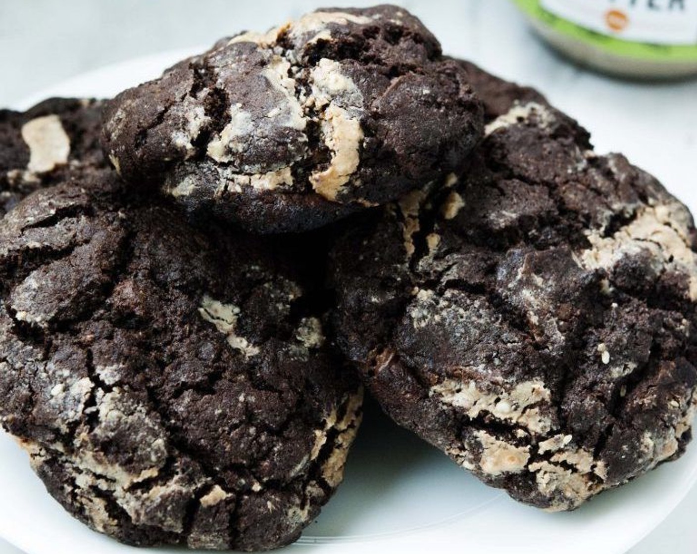 Vegan Chocolate Almond Butter Pixie Cookies