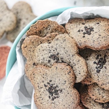Black Sesame Cookies Recipe | SideChef