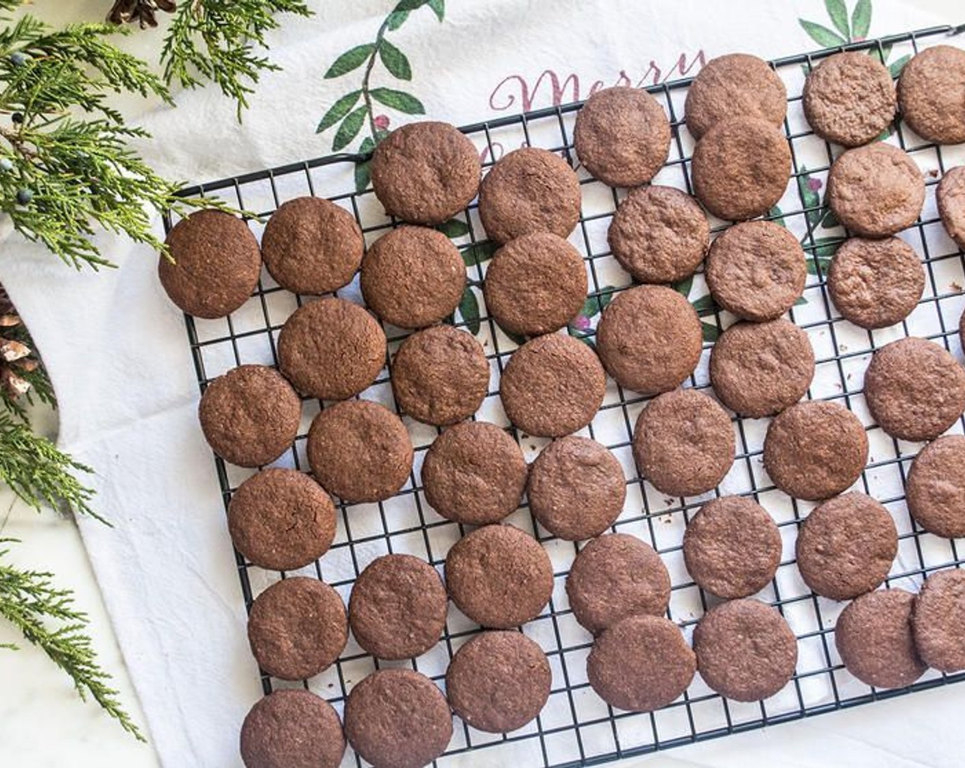 step 7 Remove from oven and allow to cool 10 minutes before trying to remove to a cooling rack. If you try to move the cookies right away they’ll likely fall apart. Once cooled, they are sturdy and hold together well.