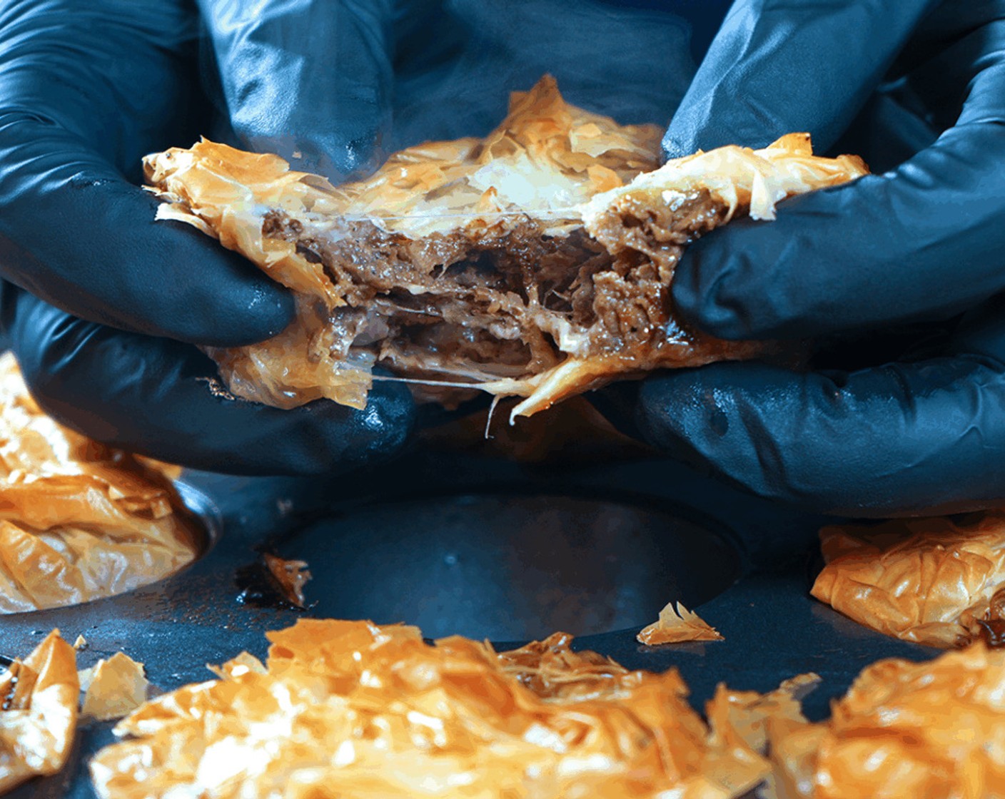 Philly Cheesesteak Phyllo Bombs