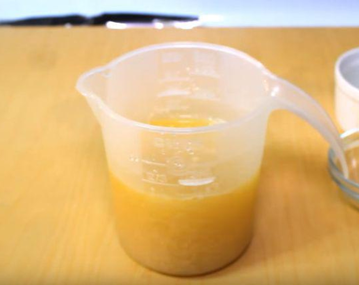 step 1 To the Water (1 1/4 cups), add the Butter (3 Tbsp), Vegetable Shortening (3 Tbsp), Instant Dry Yeast (2 tsp), and Granulated Sugar (1 tsp). Mix together and let sit for 5 minutes.