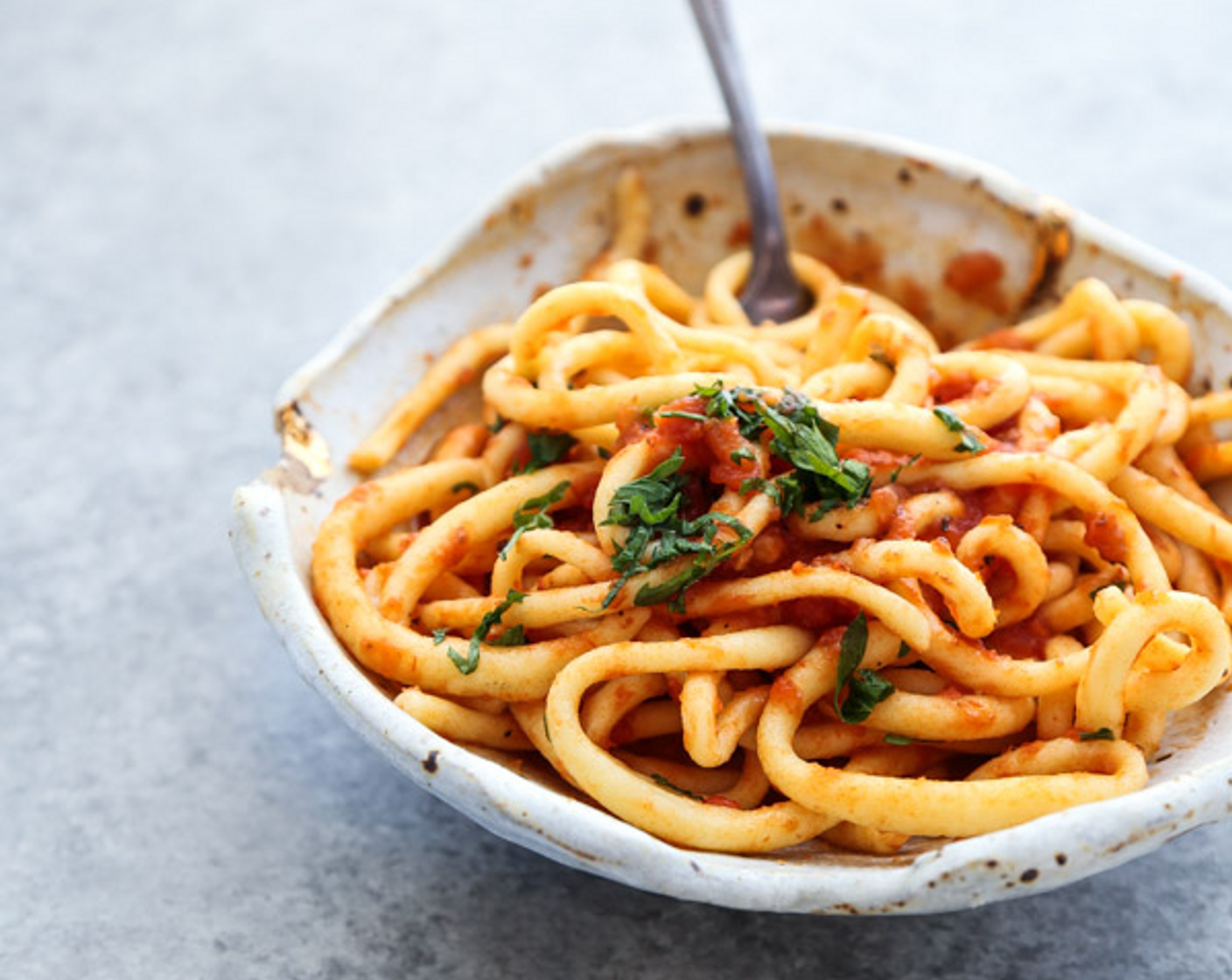 Homemade Gluten-Free Pici Pasta (Tuscan Spaghetti Noodles)