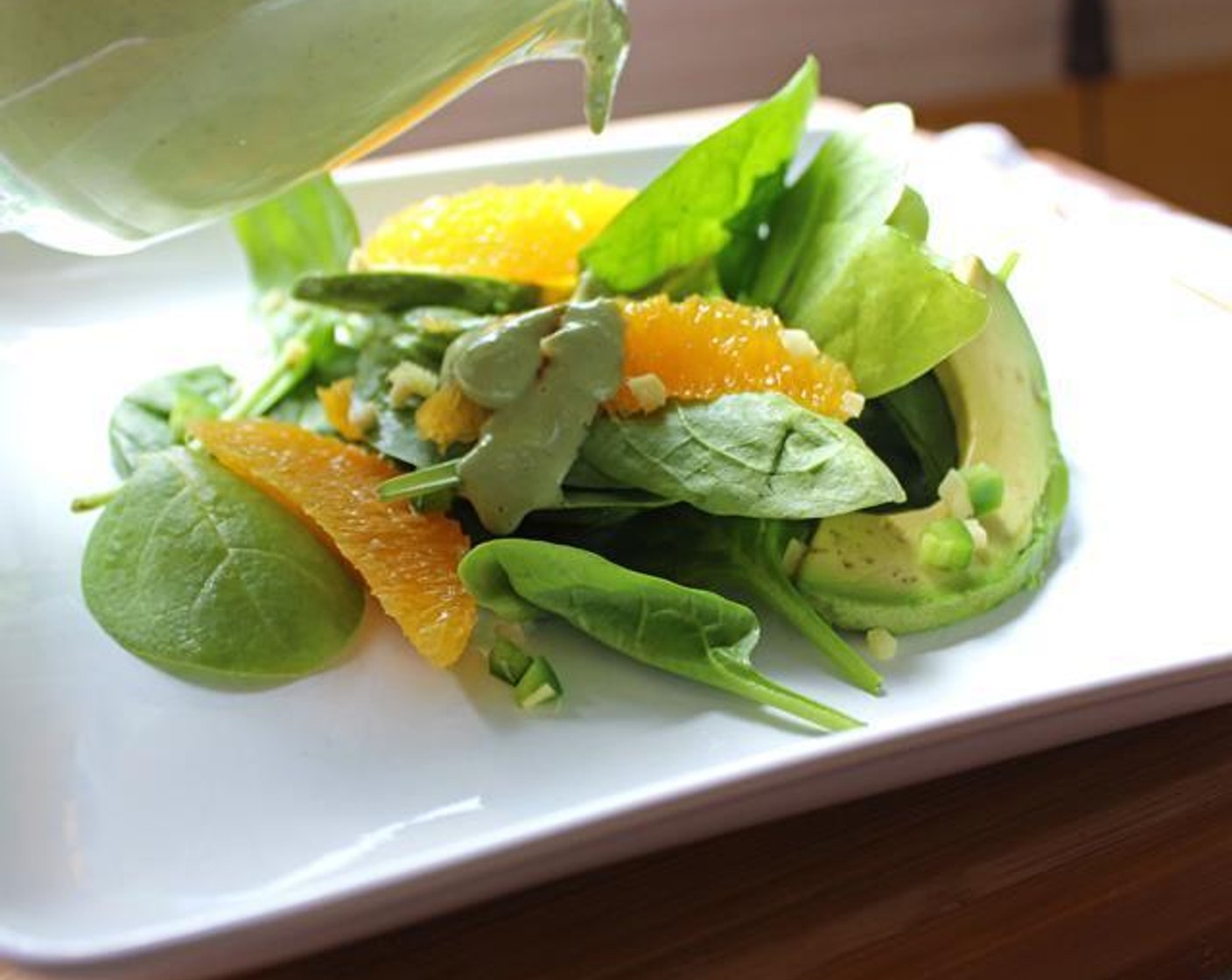 Spinach, Avocado, and Orange Salad