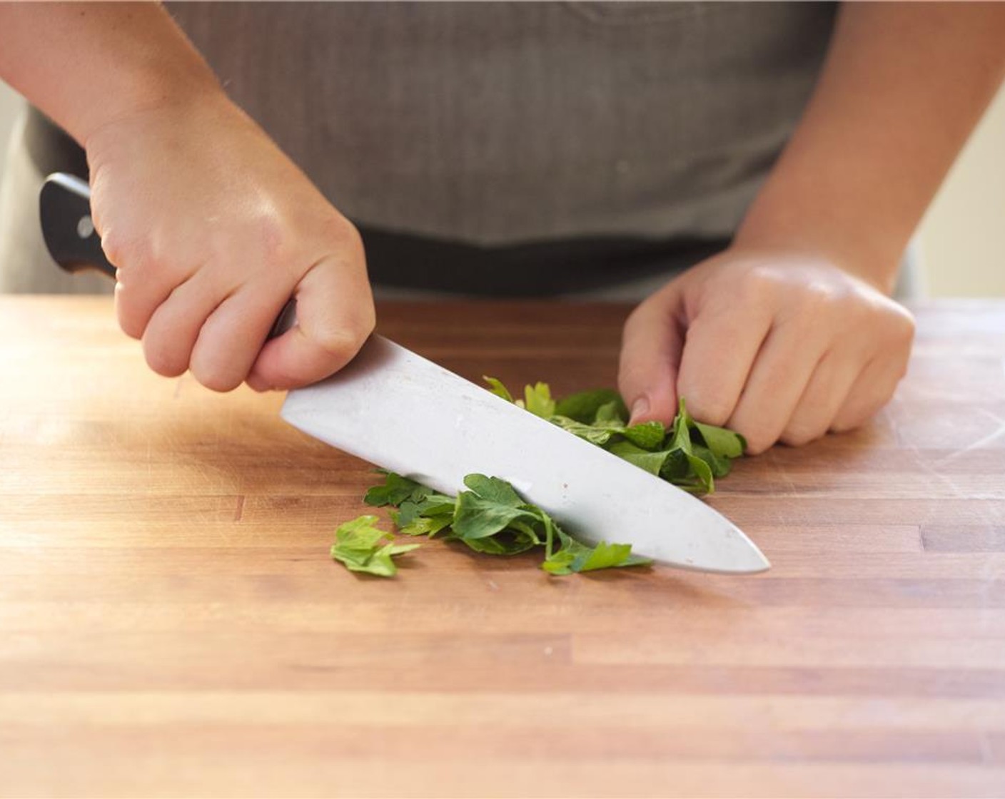 step 2 In a large bowl, add juice of one Lemon (1), Fresh Mint (1/3 cup), Fresh Parsley (3 Tbsp), Ground Turmeric (1/4 tsp), Ground Cumin (1/4 tsp), Olive Oil (2 Tbsp), Salt (1/2 tsp), and Ground Black Pepper (1/2 tsp).