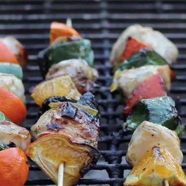 Grilled Orange and Ale Chicken Skewers Recipe | SideChef