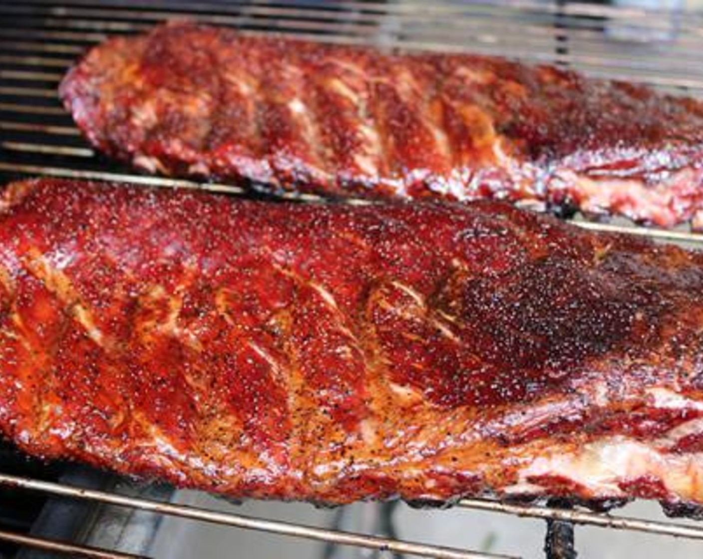 step 5 Mix Water (1 cup) and Apple Cider Vinegar (1/2 cup) in a spray bottle. Spritz ribs every 45 minutes.