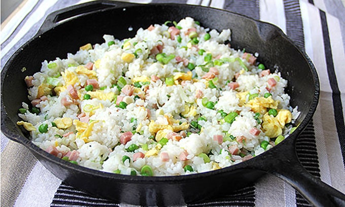 Chinese Ham and Egg Fried Rice Recipe | SideChef