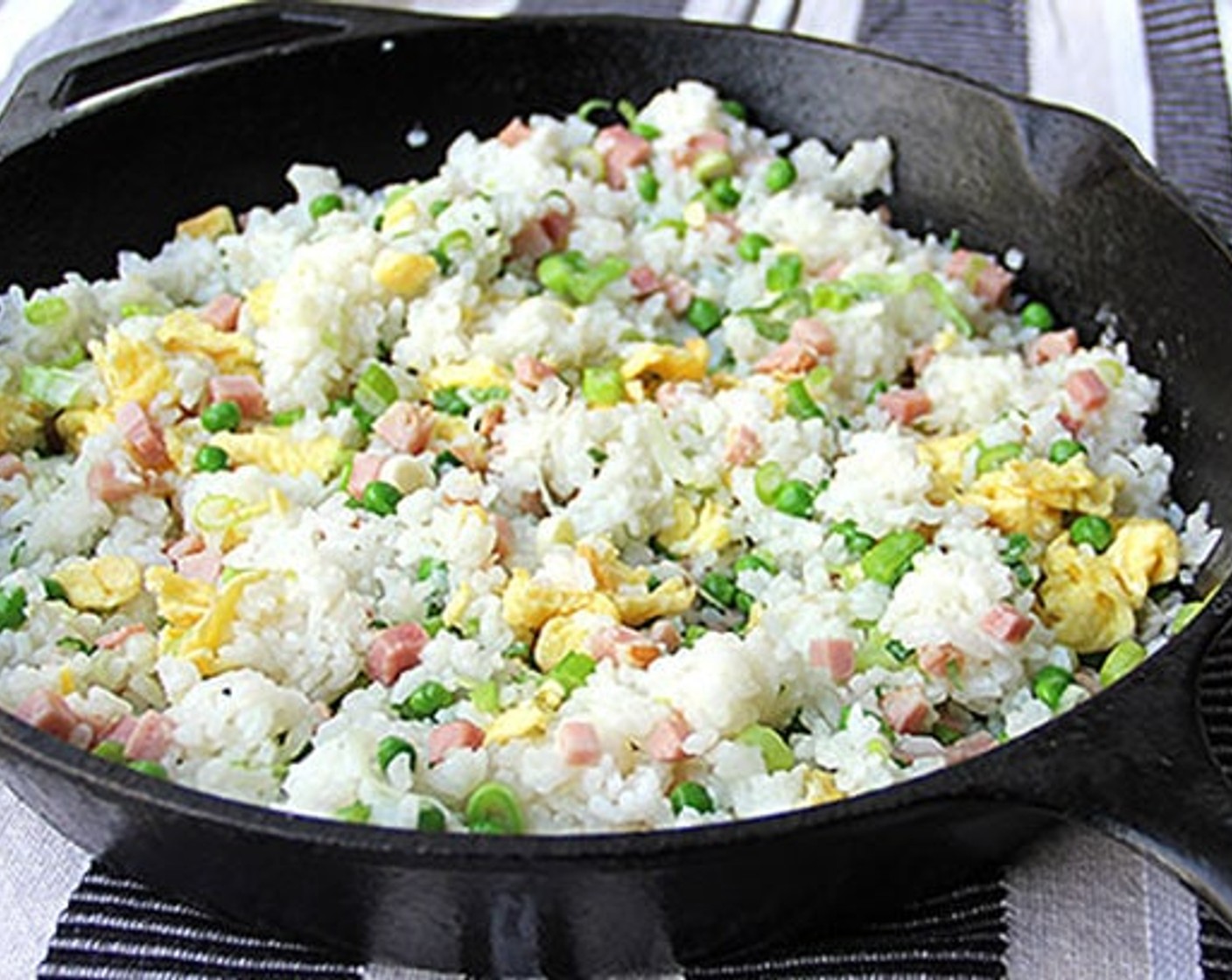 Chinese Ham and Egg Fried Rice