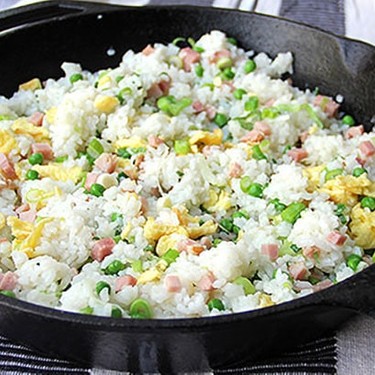 Chinese Ham and Egg Fried Rice Recipe | SideChef