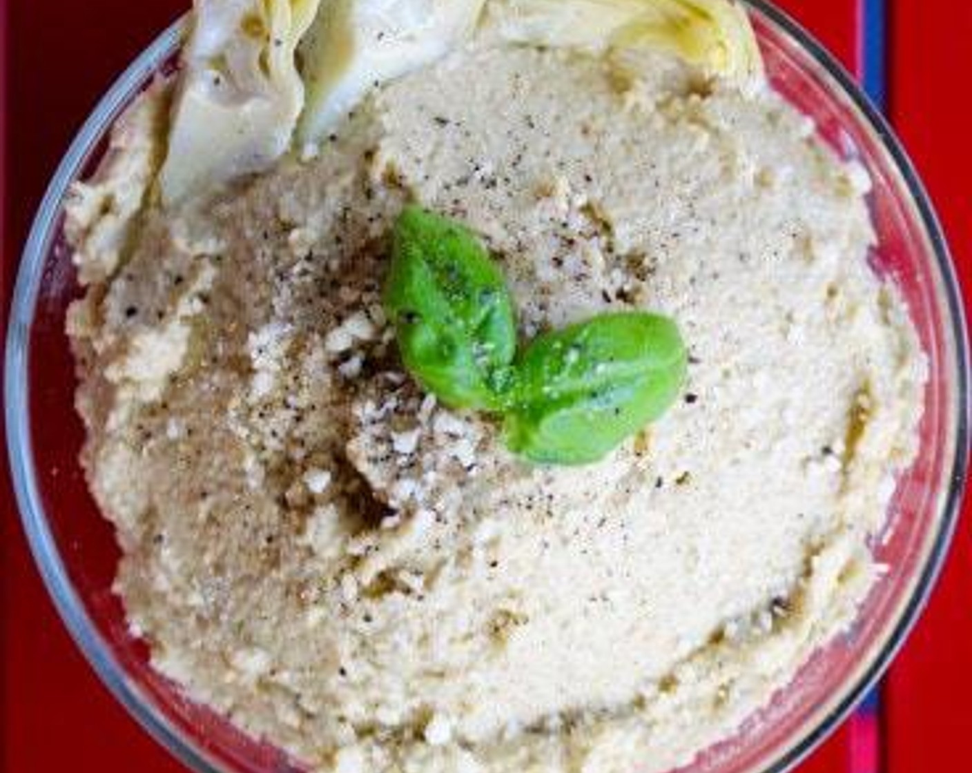 Artichoke Balsamic and Basil Hummus