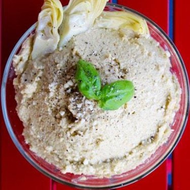 Artichoke Balsamic and Basil Hummus Recipe | SideChef