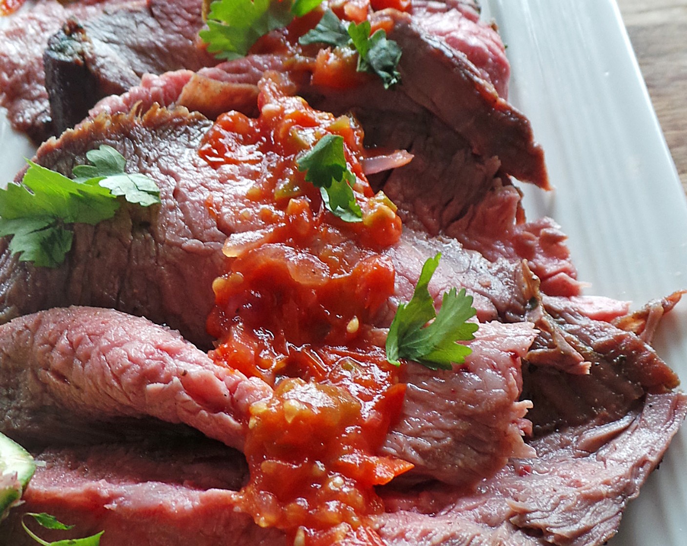 Grilled Carne Asada with Smoky Salsa