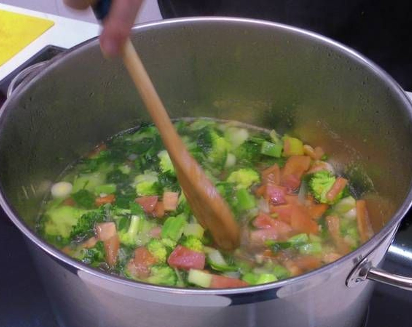 step 3 Once all your veggies are in the pot, cook for 15-20 minutes.