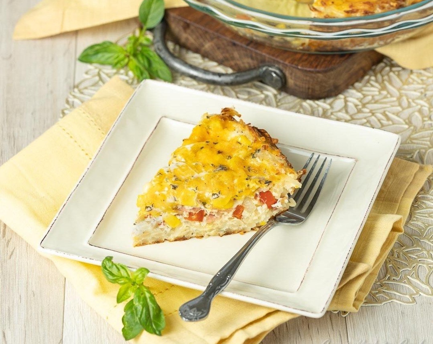 Corn and Bacon Quiche