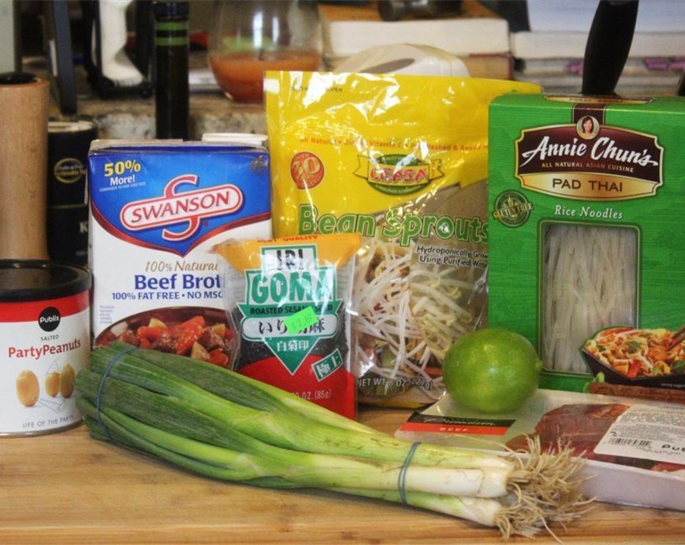 step 1 Cook the Rice Noodles (8 oz) according to package instructions, drain and set aside.