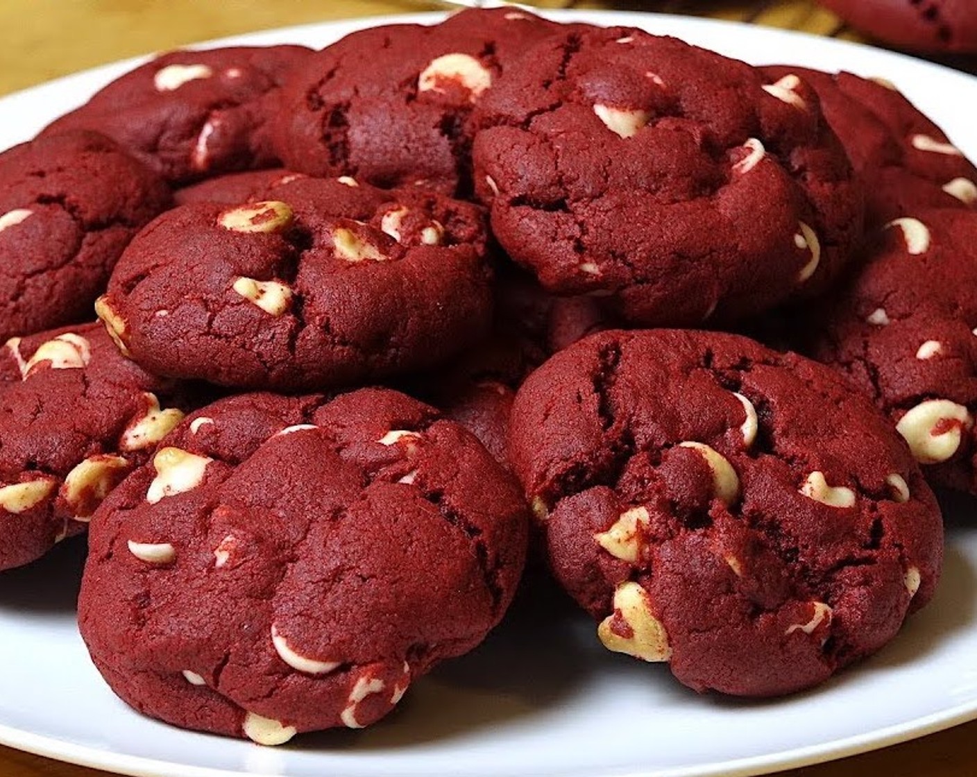 Red Velvet Chocolate Chip Cookies