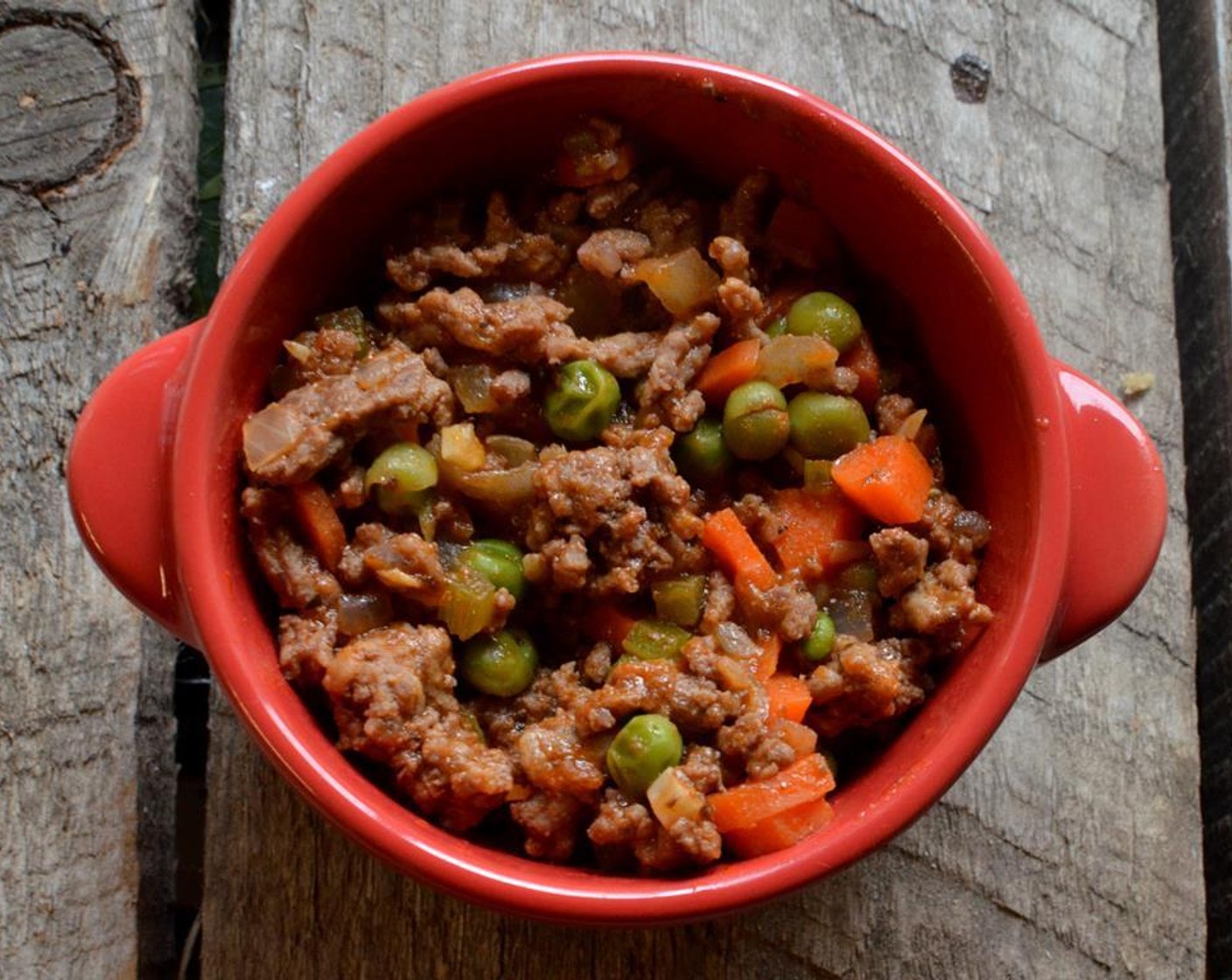 step 10 Spoon the ground beef mix in the bottom of a casserole dish, or small oven proof individual serving dishes.