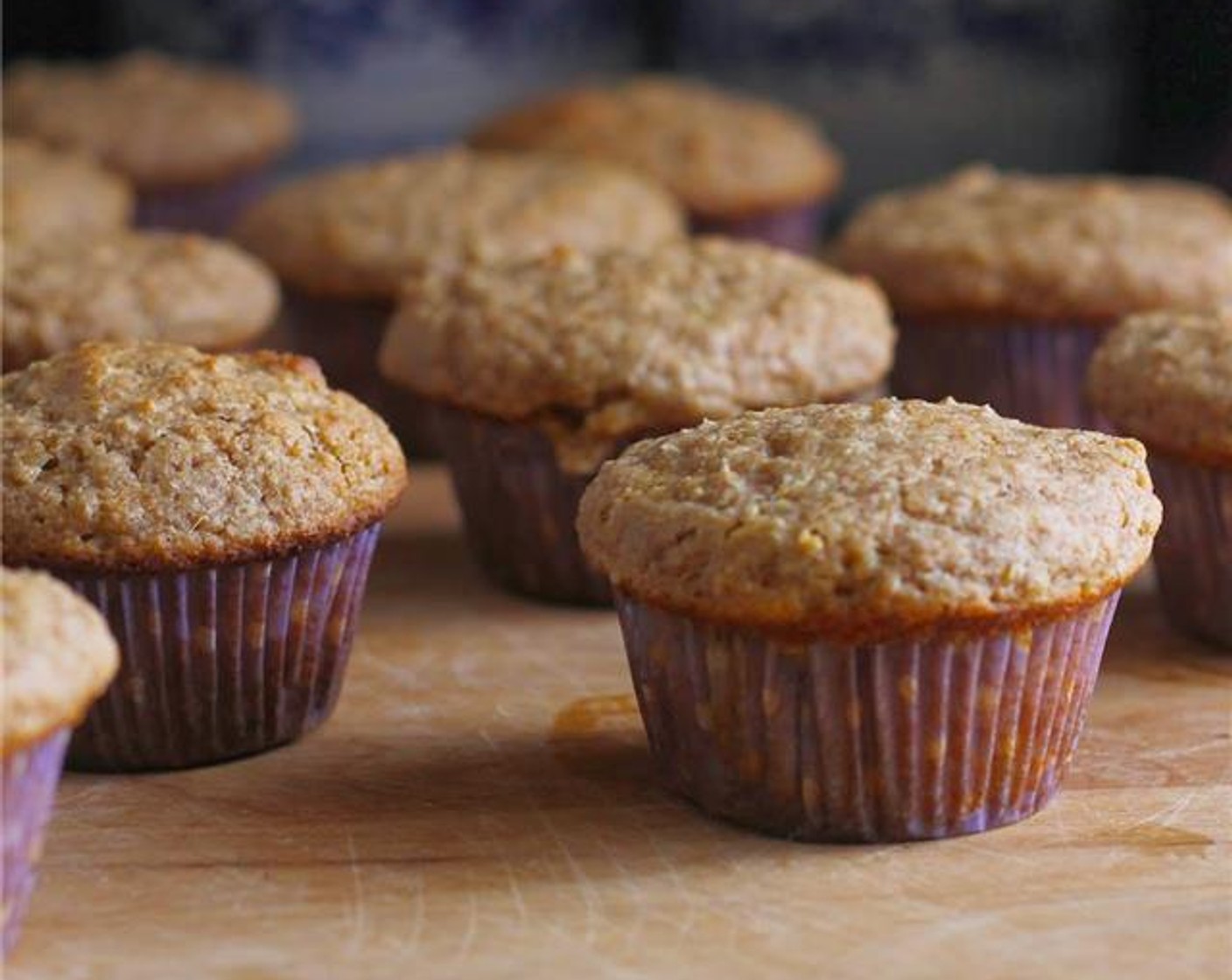 Ginger Peach Muffins